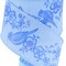 RG Ribbon 2.5" Chinoiserie Flowers and Birds Wired Ribbon - Blue, Multi - 10 Yards for Bows, Wreaths, Crafts, and Decorations